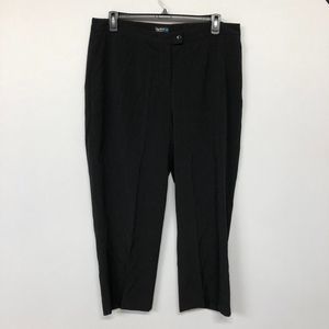 Maggie Barnes Women Stretch Waist Dress Pants Size 3 3X Petite Black M074 -26